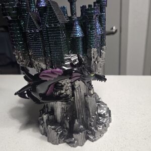 Bath & Body Works Malificent Dragon Castle Candle Holder - Black and Purple